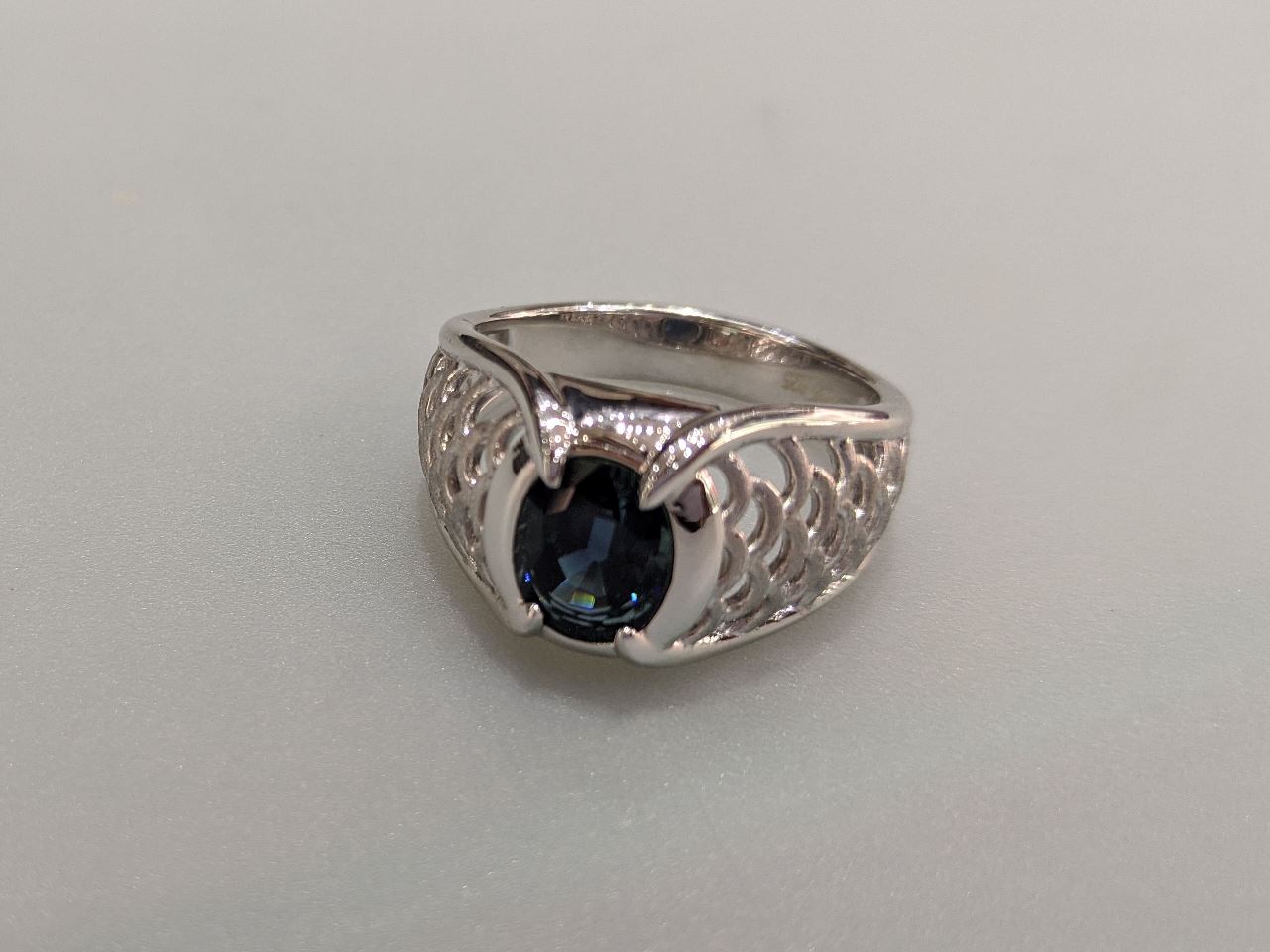 blue sapphire silver ring LARGE (3)